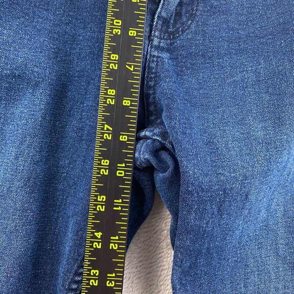 Chaps Men Jeans Size 32x30 Straight Fit Classic Blue Denim Casual Cotton Stretch - Picture 6 of 16